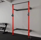 Mikolo 2  X 2  Folding Wall Mounted Squat Rack  1000 Pounds Capacity Power Rack 