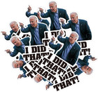 100 Pcs I Did That Biden Stickers joe Biden Stickers Funny I Did That - Pointed 