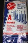 Lot Of 2 Hoover Vacuum Cleaner Bags Type A Upright Cleaners  6 Bags Total  New