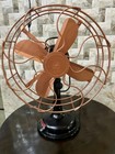 Copper Desk Fan Vintage Antique Electric Oscillating Desk Fan Speed Antique Fan