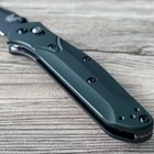 Benchmade 940 Osborne Green Aluminum Handle Black S30v Blade Folding Knife New