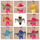Belly Dance Hip Scarf Wrap Skirt Waist Belt Golden Coin Belt Costume Skirt