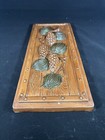 Vintage 1960s Mid Century Vegetable Seasons High Relief Plaster Wall Plaque