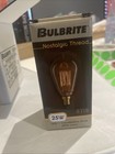 New Lot Of 7 Bulbrite Nostalgic Thread St 15 25w 120v Candelabra Base Bulb
