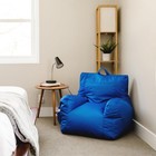 Big Joe Dorm Bean Bag Chair Sapphire Smartmax 3ft W  Drink