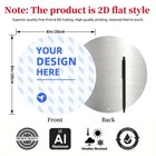 Retro Diving Club Round Metal Sign With Diver Helmet Design