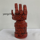 New Movie Hellboy Red Arm Latex Gloves Cosplay Costume Halloween Cosplay Props