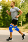 2x Knee Support Compression Sleeve Brace Patella Arthritis Pain Relief Gym Sport