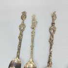 17 Vtg Figural Ornate Spoons Spaniel Lion Italy Floral Owl Silver Plate   More 
