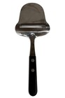 Vintage Mcm Cheese Planer   Slicer Stainless Steel Made In Japan  Black Handle