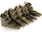 20pcs Antique Brass Box Corner Protectors With Screws  Triangle Wood Edge Guard