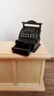 Dollhouse Cash Register Till Black Vintage Style Metal 1 12 Scale Miniature