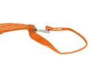 Orange Tie-down Kit Wheel Lift Loop Straps W mini J Hook   Chain Ratchets 4-pack