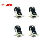 4pk8pk 2 3 4  Swivel Caster Wheels Rubber Base With Top Plate Bearing Heavy Duty