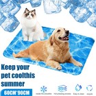 Pet Dog Cooling Mat Pressure Activated Gel Self-cooling Bed Summer Sleeping Pad