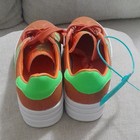 Adidas Gazelle Men   s Orange green white Leather Low Top Lace-up