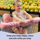 Shopping Cart Cover And High Chair Cover  Pink Dots