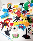 Huge Lot Of 110 Vintage Cupcake Toppers Picks Holiday Animals Clown