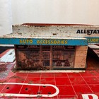 Vtg Marx Happi-time Sears Allstate Service Station Tin Litho Toy 26 x15 x6 