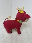 Dakin Dream Pets Pink Cow 6 Inch Lazy Daisy Flower Collar Japan Stuffed Bull