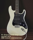 Prewired Loaded Sss Pickguard Alnico V Pickups For St Stratorcast Strat Black