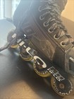 Mission Inhaler Ds7 Roller Hockey Skates - Black grey - Size 5e - Hi-lo Chassis 