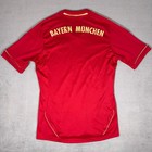 Adidas Bayern Munich 2011-12 Home Soccer Jersey Red Gold Climacool Bundesliga M