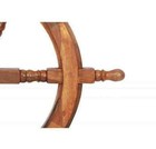 24  Wooden Ship Wheel Nautical Decor  Vintage Captain s Helm Wall Decor Handmade