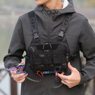 Tactical Chest Vest Bag Backpack Molle Edc Front Rig Pouch Hiking Fishing Pack