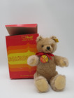 Vintage Steiff Teddy Bear Original Box Gold Button Tag Austria 10 