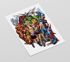 Stan Lee Marvel Superheroes Tribute Premium Giclee Print 11  X 17  Marvel Art