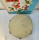 Lot Of 2 1960 s Skylark 7 5  Tambourines People s Republic Of China W  Boxes