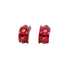Red Clutch Brake Handlebar Clamp Bracket For Harley Road Street Glide Road King