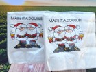 Set 2 Packages Hallmark Vintage Christmas Paper Napkins Santa Make It A Double
