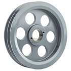 Cast Iron 8 75  Dual Groove Pulley Belt B Section 5l With 1  Sheave Bushing