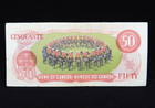 1975  50 Fifty Dollars Bank Of Canada Banknote Ehc 6835012 Lawson Bouey F Grade