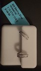 925 Sterling Silver Lab-created Moissanite Pav   Huggie Hoop Earrings