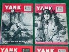 Vintage 4 Lot Wwii 1944 Yank The Army Weekly Magazines British Edition