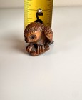 Antique Japanese Boxwood Netsuke Owl On Branch W Himotoshi Edo Meiji Carving