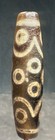 Tibetan Old Agate 15 Eye  Dzi Bead  Nice Weathering   Translucent  Talisman          