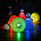 Glow In The Dark Badminton Birdies led Badminton Shuttlecocks For Family Back   