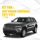 Chrome Delete Blackout Overlay Set For Jeep Grand Cherokee 2011-2021 Window Trim