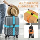 Heavy Duty Luggage Straps 4 Pack Suitcase Belts Travel Bag Security Adjustable 