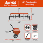  freeship  sale    agri-fab - 48-in Plug Lawn Aerator Model  45-0299   