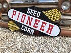 Antique Vintage Old Style Pioneer Corn Seed Farm Sign