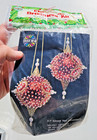 Holiday Industries Indented Sparkler Red Sequin Bead Christmas Ornament Kit
