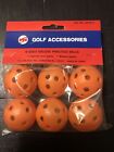 24 Whiffle Style Golf Balls  Indoor Outdoor  Practice Plastic Club Training Toy