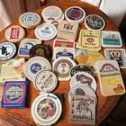 Beer Coasters Lot Of 20 Vintage European Pub Bar Cardboard Coasters Assorted Set