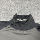 Bauer Hockey Neck Guard Shirt Mens Large Gray Aramid Cut Resistant Base Layer