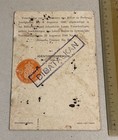 1941 Dutch East Indies Indonesia Tg Pinang Chinese Woman Certificate Of Identity